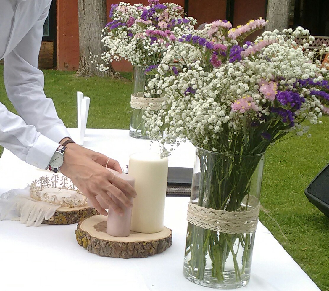 Decoración de ceremonia civil Decoración de mesa nupcial